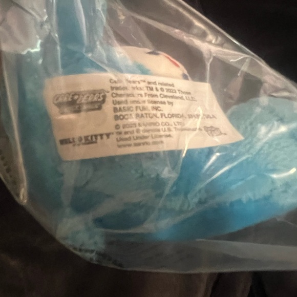 Sanrio Blue and Black Stuffed Animal - Picture 3 of 5